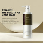 Refect Beauty Karseell Maca Power anti-hair loss conditioner bottle with pump dispenser on a neutral background