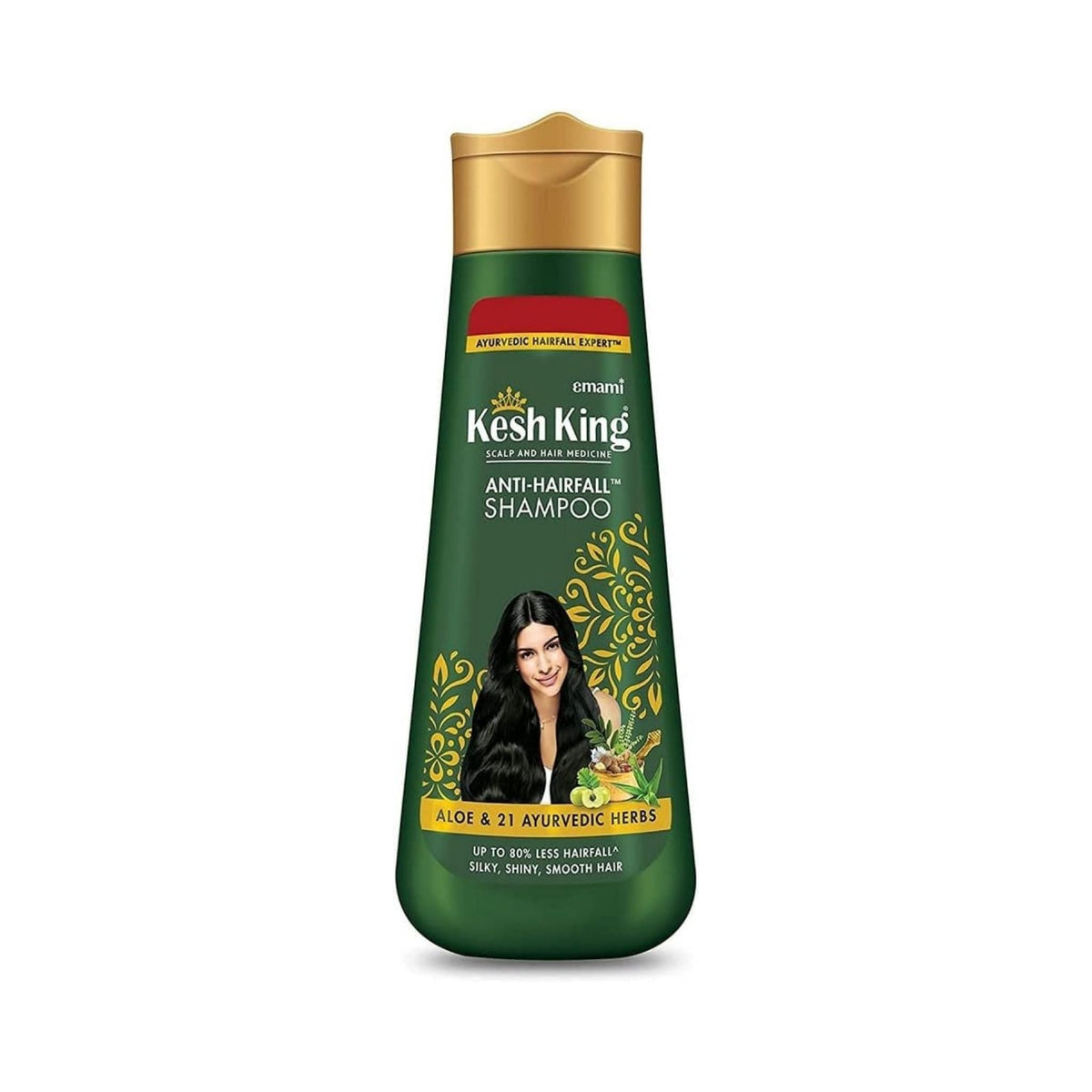 Refect Beauty Kesh King Anti-Hairfall Aloe Vera Shampoo bottle with Ayurvedic herbal extracts for hair strengthening 200ml