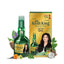 Refect Beauty Kesh King Ayurvedic hair oil bottle and box with herbal ingredients and model image