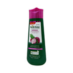 Refect Beauty Kesh King organic onion and curry leaves herbal shampoo bottle in dark green with a pink cap