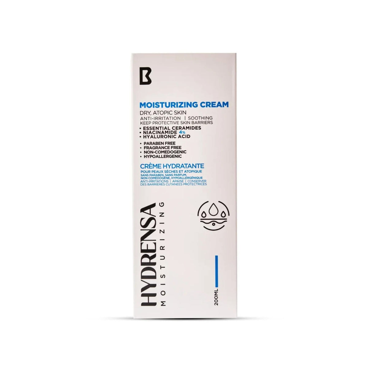 Refect Beauty Kolagra HYDRENSA moisturizing cream for dry and sensitive skin in a 200ml white tube
