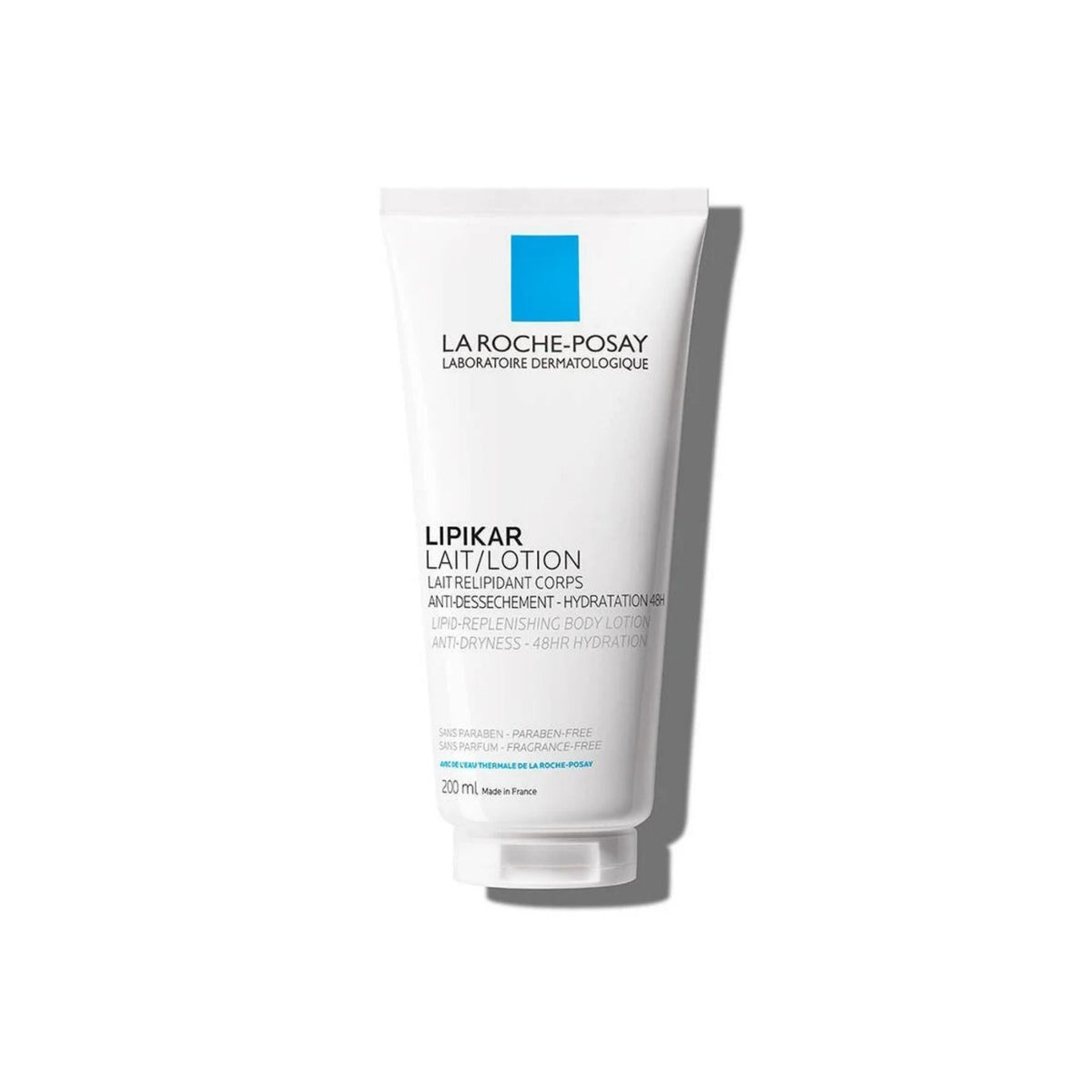 Refect Beauty La Roche-Posay Lipikar Lait lipid-replenishing body lotion for sensitive, dry skin in a 200ml tube.