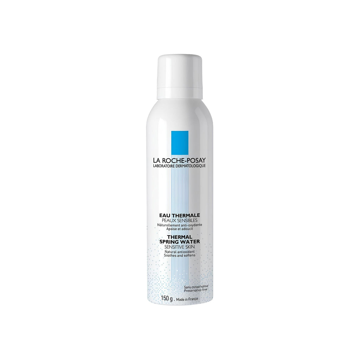 Refect Beauty La Roche-Posay Thermal Spring Water face mist spray for sensitive skin in a 150g white aerosol bottle.