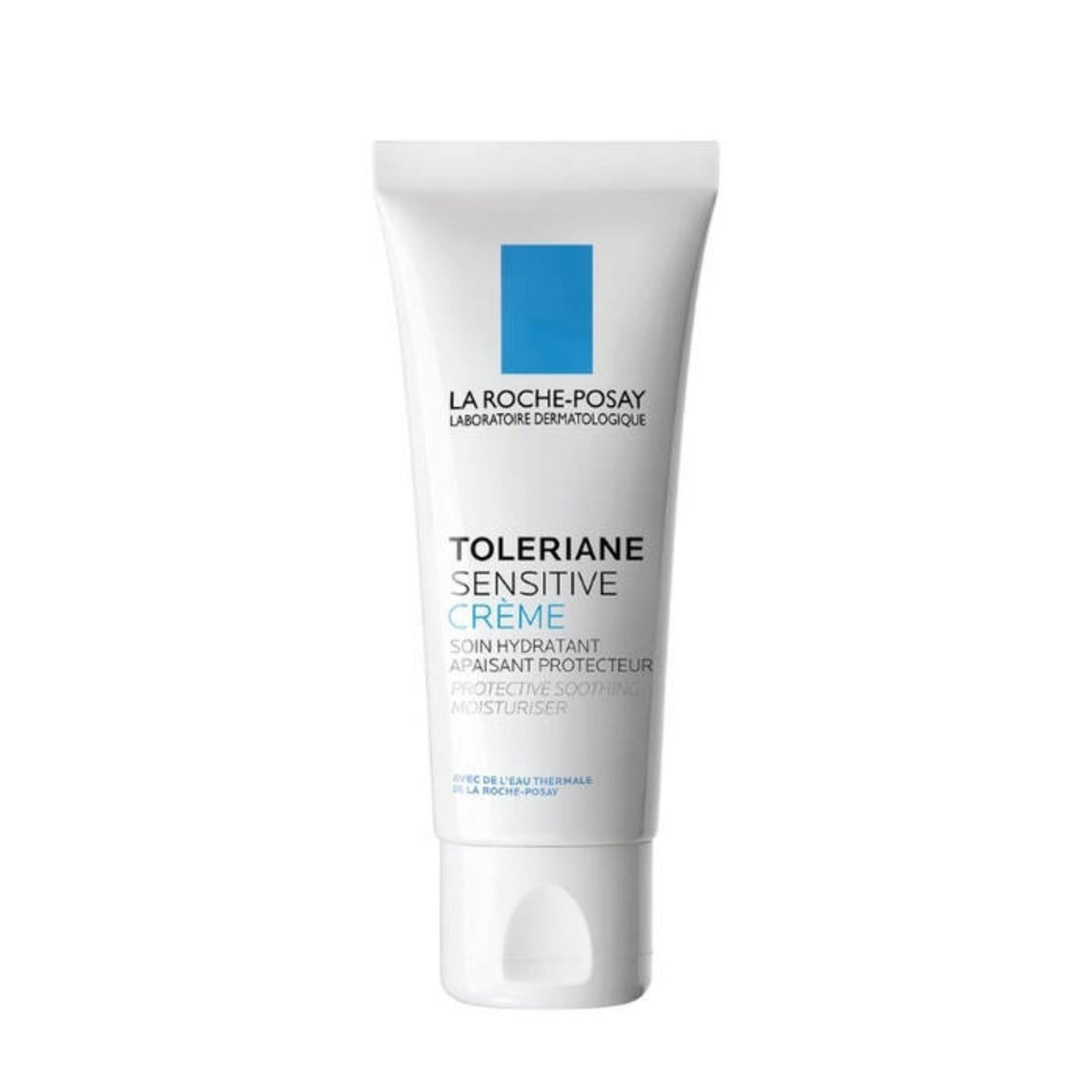 Refect Beauty La Roche-Posay Toleriane Sensitive Creme in a white squeeze tube for soothing dry and sensitive skin