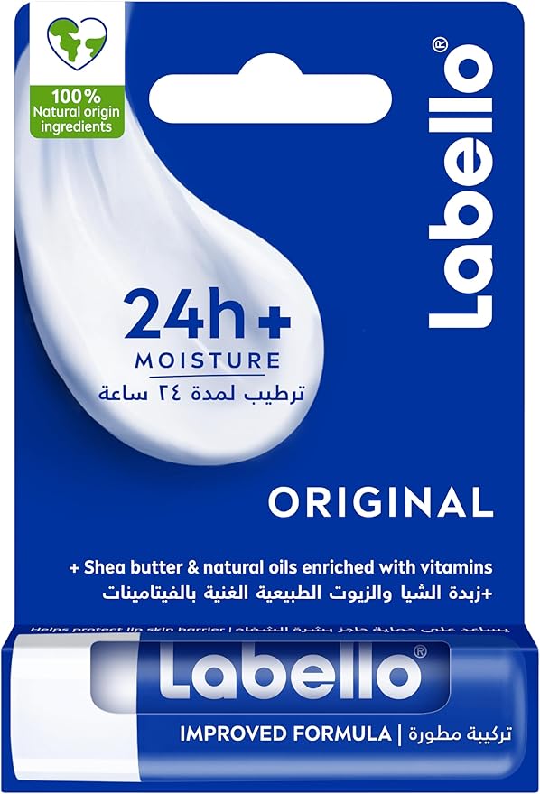 Refect Beauty Labello 24H Melt-In Moisture Original lip balm packaging with shea butter and natural oils