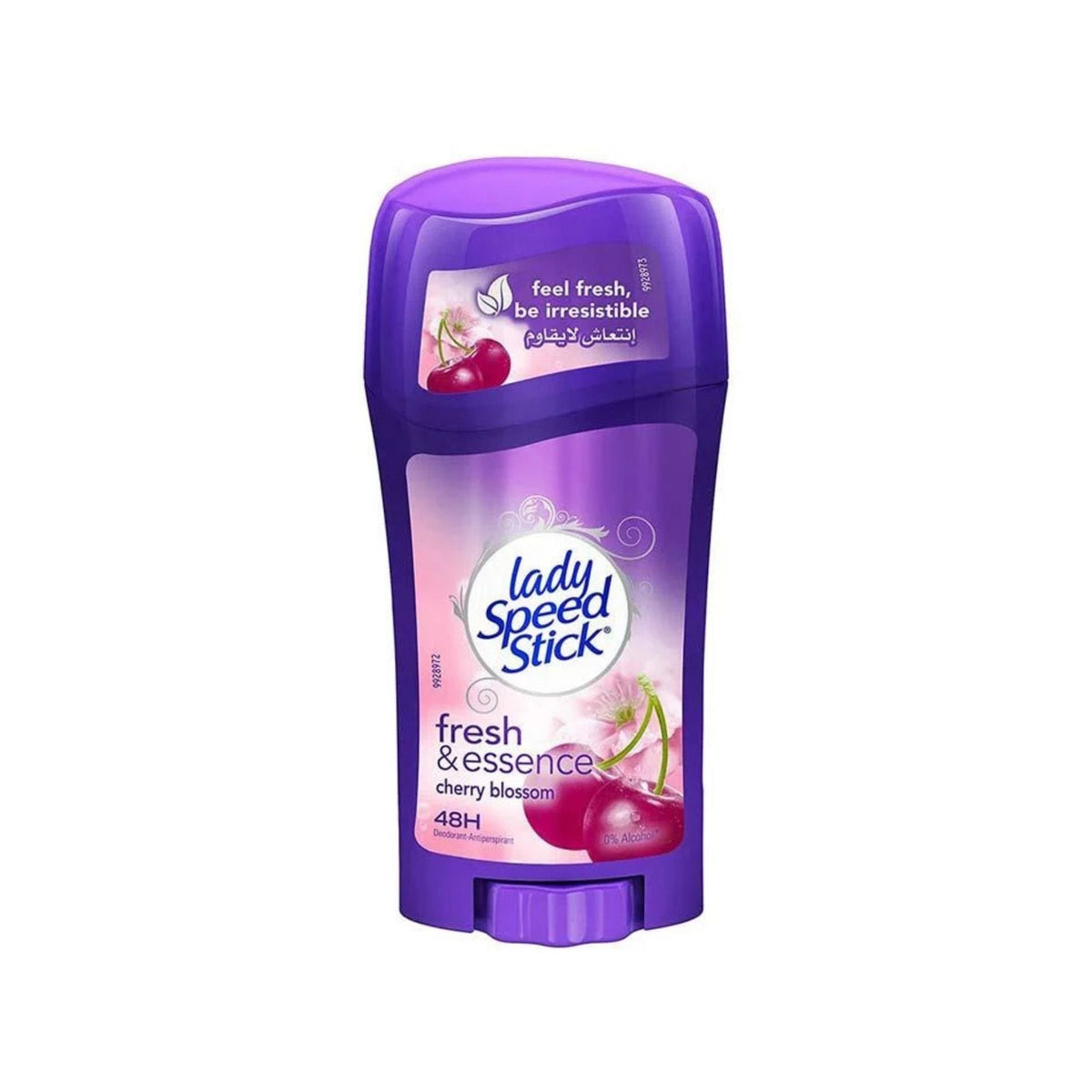 Refect Beauty Lady Speed Stick Cherry Blossom antiperspirant deodorant in a purple twist-up container.