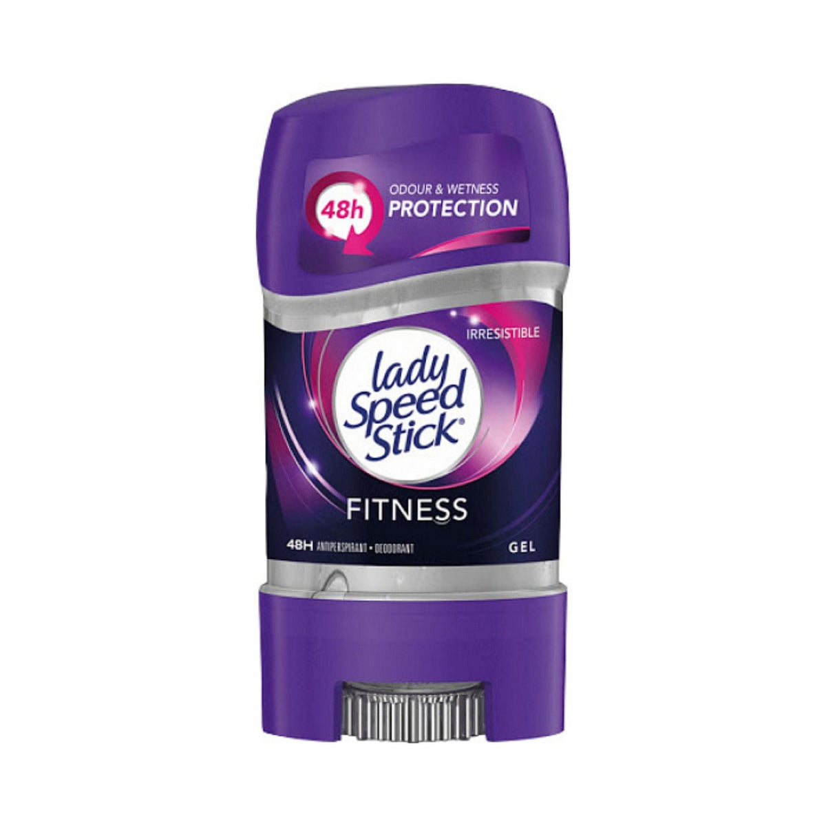 Refect Beauty Lady Speed Stick Fitness antiperspirant gel in a purple container with 48-hour protection label