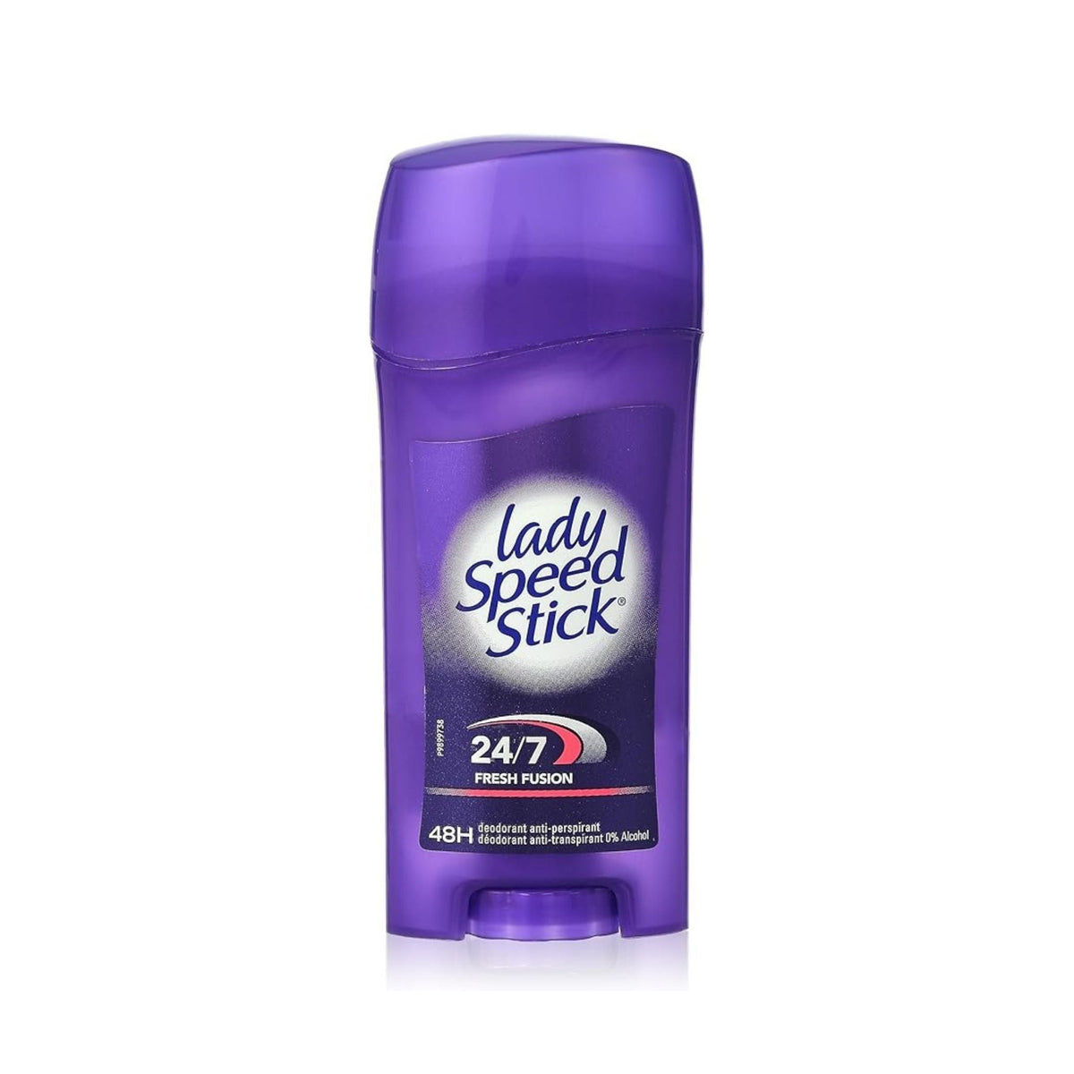 Refect Beauty Lady Speed Stick 24/7 Fresh Fusion antiperspirant deodorant in a purple twist-up stick container