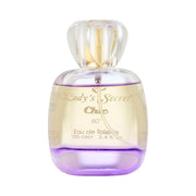 Refect Beauty Lady's Secret Chic floral fruity eau de toilette in a clear glass bottle with a purple base