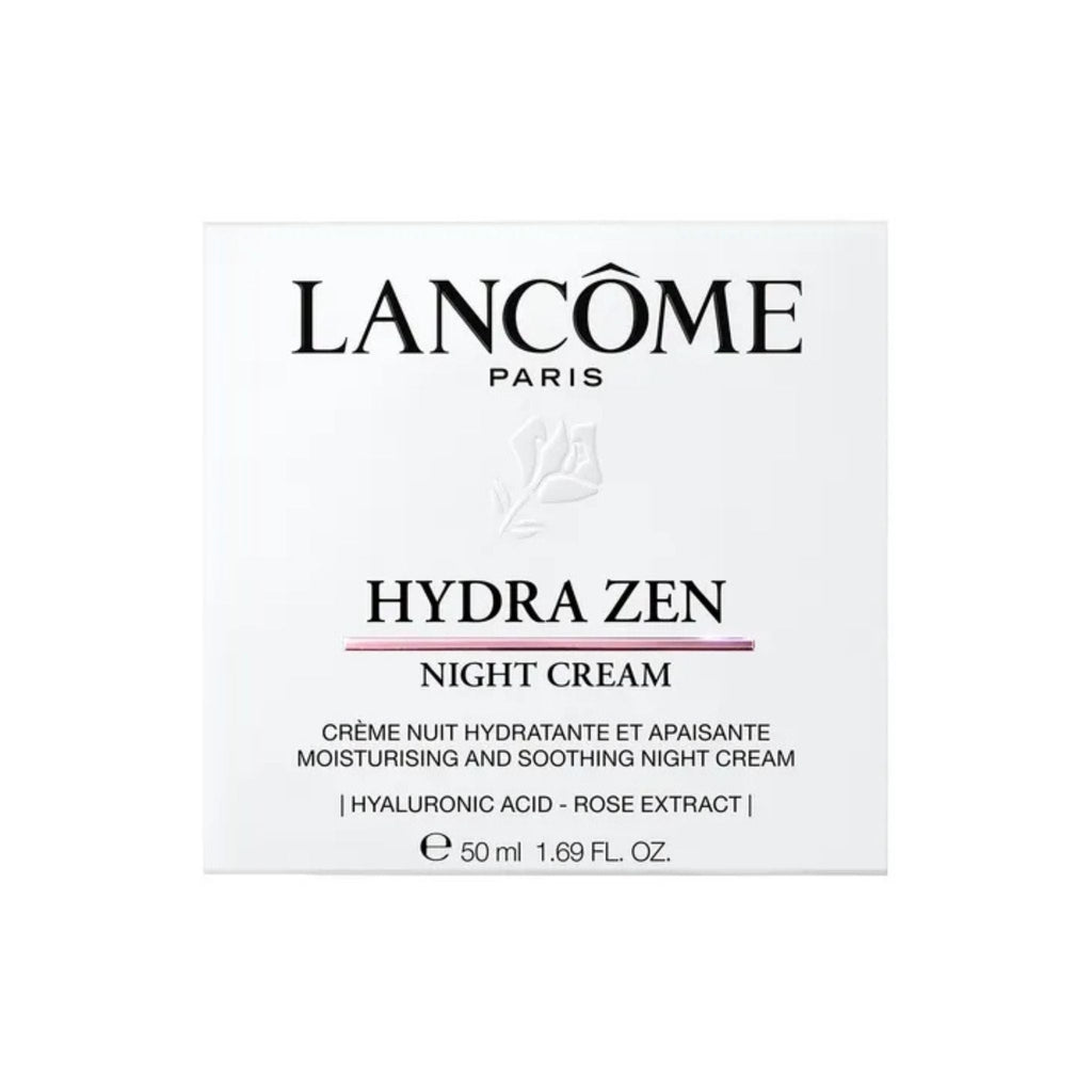 Refect Beauty Lancome Hydra Zen Nuit anti-stress moisturizing night cream in white 50ml jar packaging