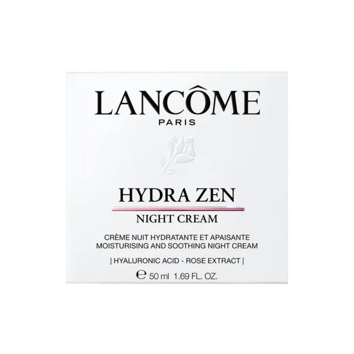 Refect Beauty Lancome Hydra Zen Nuit anti-stress moisturizing night cream in white 50ml jar packaging