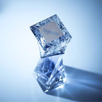 Refect Beauty Lancome Hypnose Eau de Parfum in a twisted blue glass bottle with a silver label