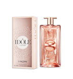Refect Beauty Lancome Idole L'intense Eau de Parfum Intense in a slim rose gold bottle with matching branded box