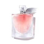Refect Beauty Lancôme La Vie Est Belle Eau de Parfum in a square glass bottle with a pink scent and silver ribbon.