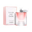 Refect Beauty Lancôme La Vie Est Belle Eau de Parfum bottle with its signature pink liquid and grey ribbon detail.
