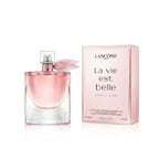 Refect Beauty Lancôme La Vie Est Belle Vanille Nude perfume bottle and pink box with a soft ribbon detail.