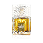 Refect Beauty Lattafa Khamrah Qahwa unisex eau de parfum in a textured glass bottle with golden amber liquid