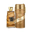 Refect Beauty Lattafa Oud Mood Elixir eau de parfum bottle with gold ribbon detail and matching cylindrical gift box