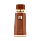 Refect Beauty French Avenue Liquid Brun eau de parfum in a sleek brown bottle with gold accents and a geometric cap.