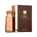 Refect Beauty French Avenue Liquid Brun eau de parfum bottle and brown box packaging with gold accents