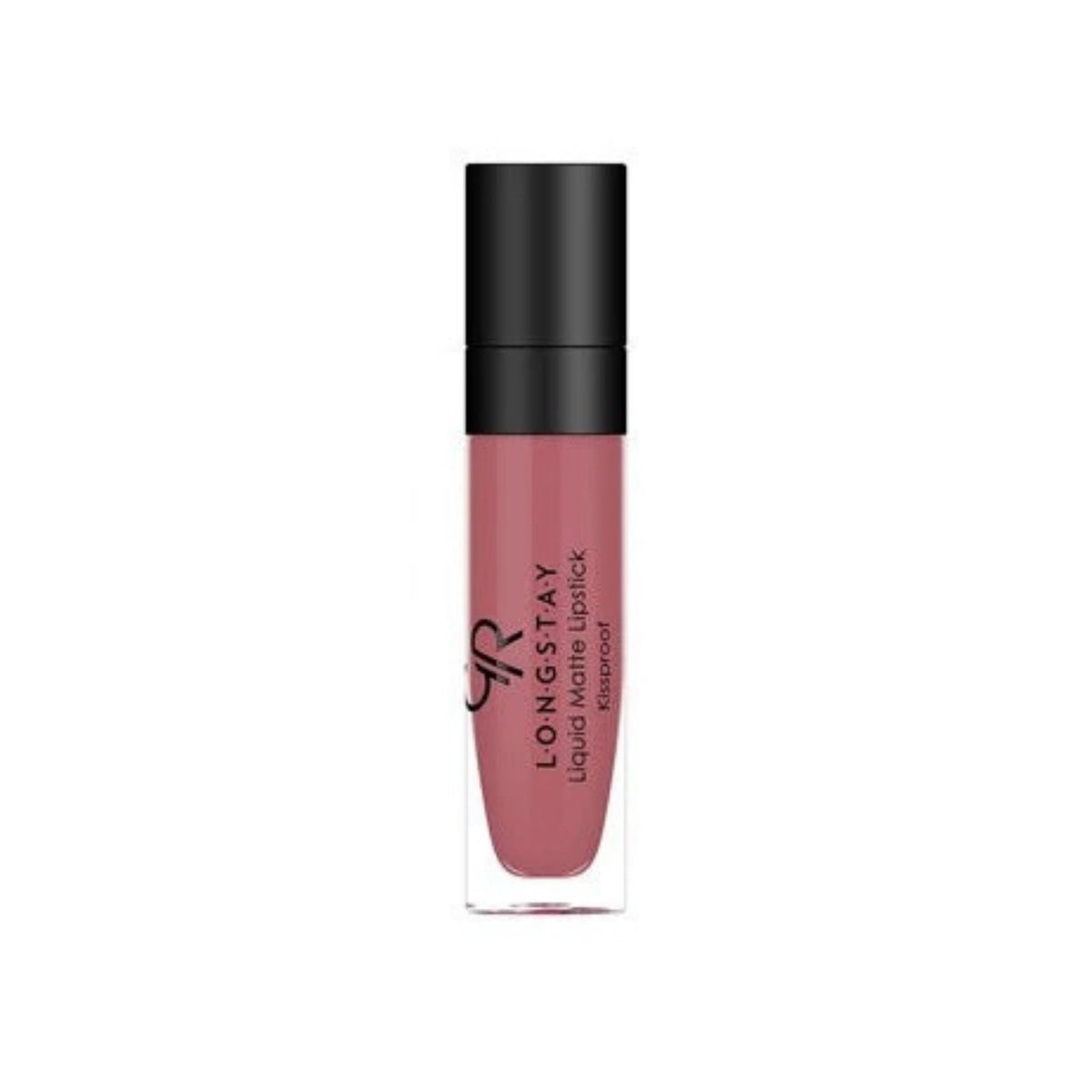 Refect Beauty Golden Rose Longstay liquid matte lipstick in a dusty rose shade with a black applicator cap
