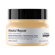 Refect Beauty L'Oréal Professionnel Serie Expert Absolut Repair hair mask in a 250ml beige jar with a black lid.