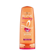 Refect Beauty L'Oreal Paris Elvive Dream Long Restoring Conditioner in an orange bottle for long damaged hair