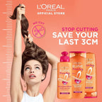 Refect Beauty L'Oreal Paris Elvive Dream Long hair care products featuring restoring shampoo and leave-in cream