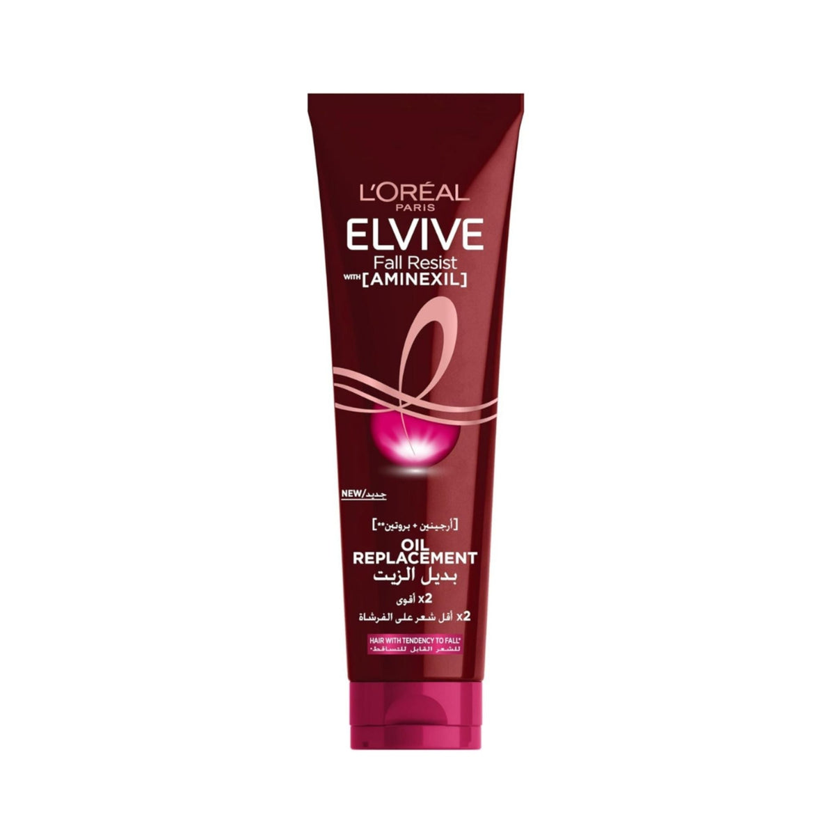 Refect Beauty L'Oréal Paris Elvive Full Resist anti-hair fall oil replacement cream in a maroon tube