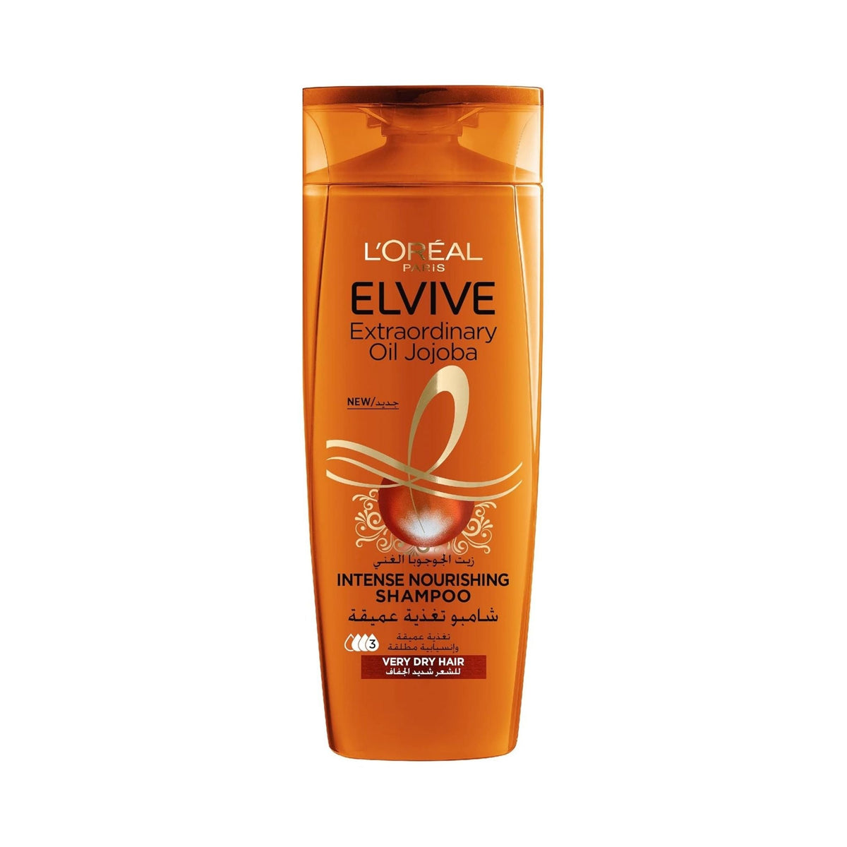 Refect Beauty L'Oréal Paris Elvive Extraordinary Oil Jojoba Shampoo bottle for nourishing very dry hair