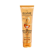 Refect Beauty L'Oréal Elvive Extraordinary Oil leave-in hair treatment cream in a gold squeeze tube for dry hair