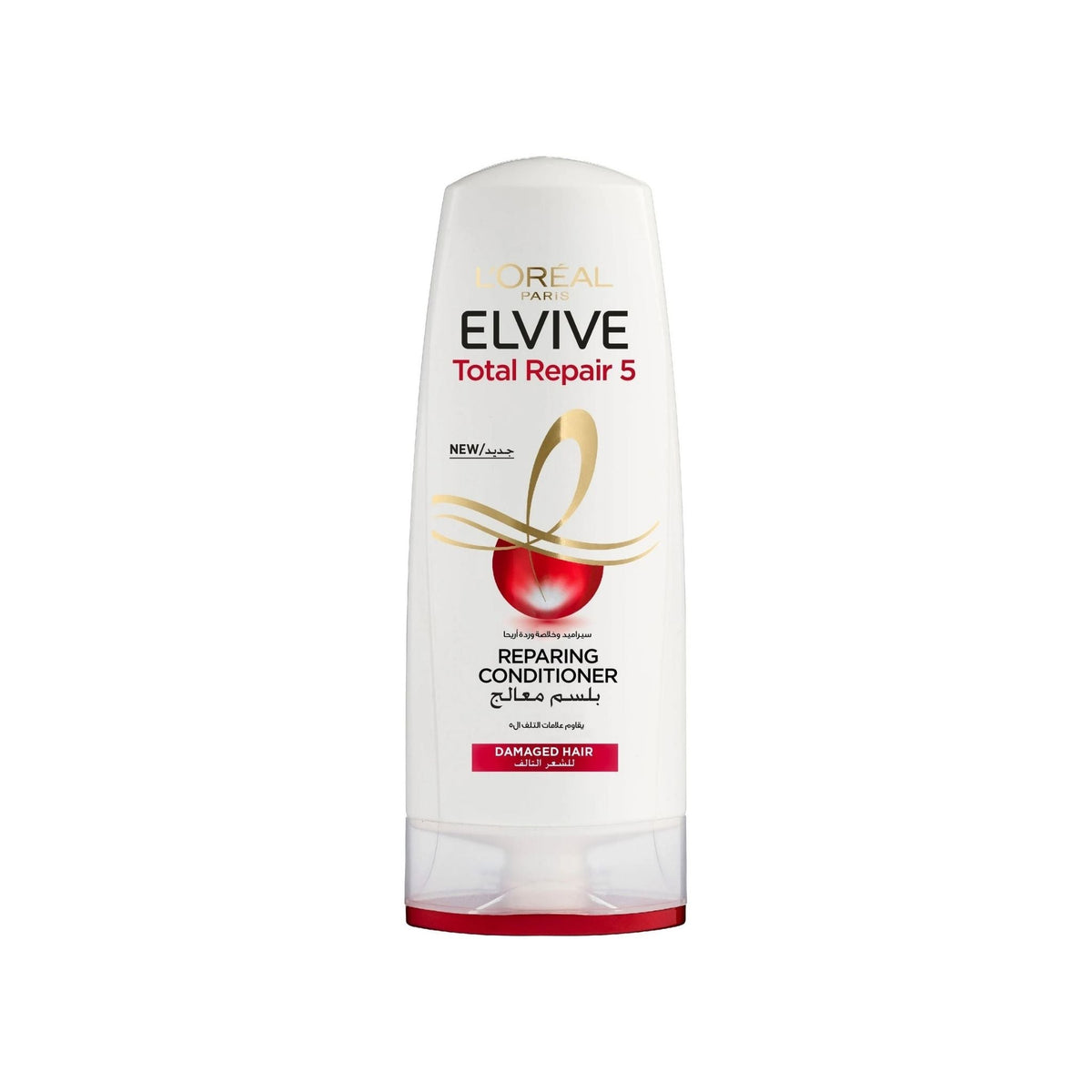 Refect Beauty L'Oreal Paris Elvive Total Repair 5 white bottle of repairing conditioner for damaged hair