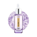 Refect Beauty L'oreal Hyaluron Expert 1.5% Hyaluronic Acid face serum in a glass dropper bottle with purple background