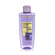 Refect Beauty L'oreal Paris Hyaluron Expert Replumping Micellar Water in a purple bottle for hydrating makeup removal.