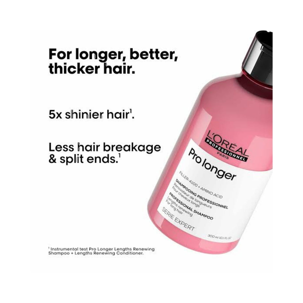 Refect Beauty L'Oréal Professionnel Serie Expert Pro Longer shampoo bottle for thickening long hair and reducing breakage