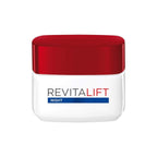 Refect Beauty L'oreal Paris Revitalift anti-aging night cream in a white jar with a red lid