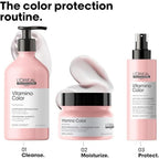 Refect Beauty L'Oréal Professionnel Vitamino Color hair care routine set with shampoo, mask, and leave-in milk