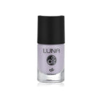 Refect Beauty Luna Air breathable halal nail polish in a soft pastel lavender shade with a black cap.