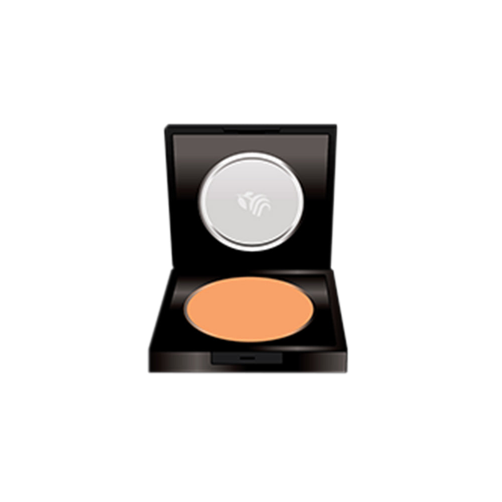 Refect Beauty LUNA Blusher in a peach shade, presented in a sleek black compact case with an open lid.