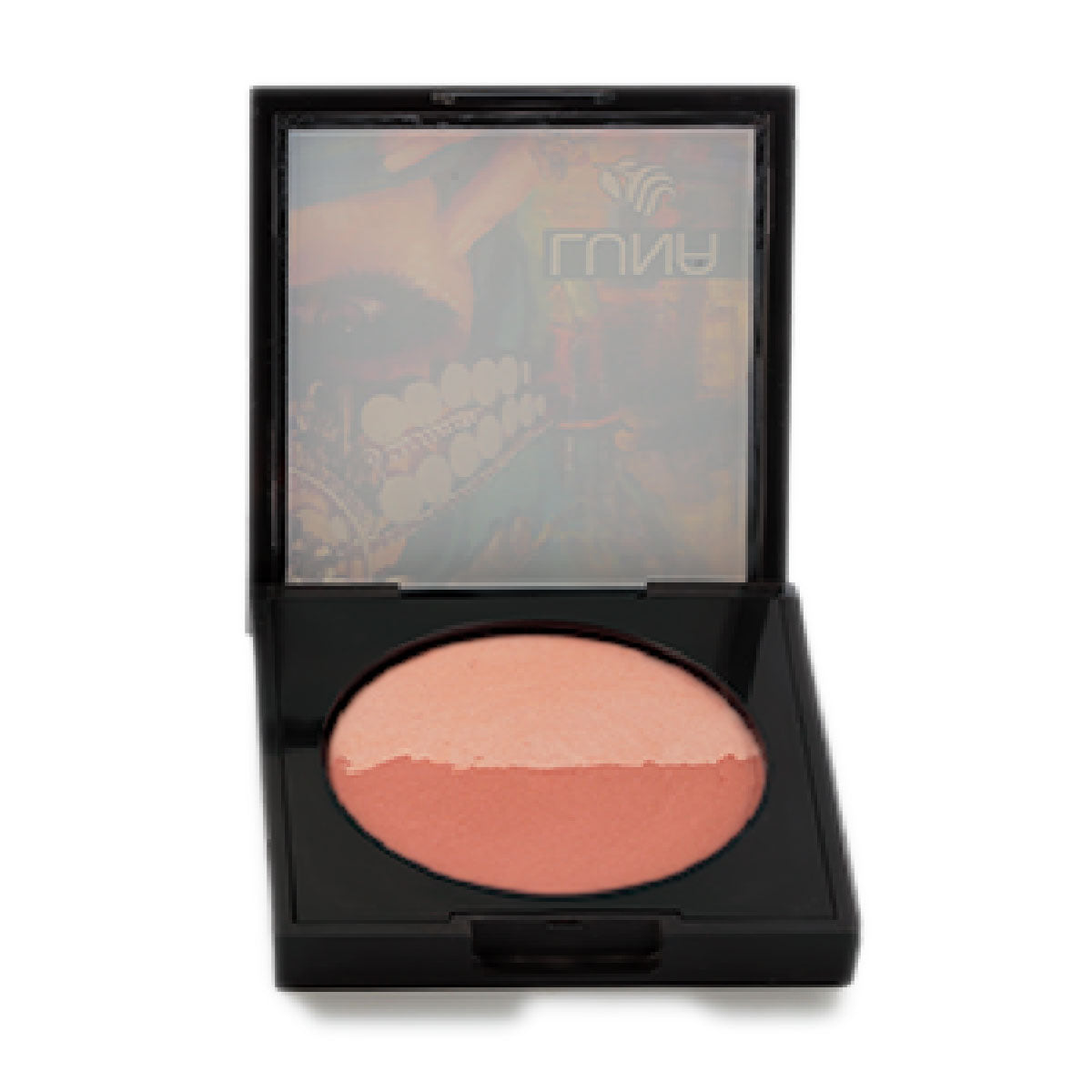 Refect Beauty LUNA Bronzing Powder in a black compact with a two-tone sun-kissed bronzer shade