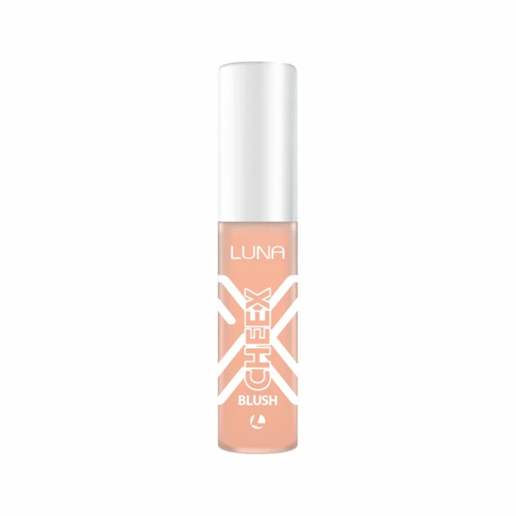 Refect Beauty Luna Cheex creamy blusher in a peach shade with a white cap and sleek applicator tube