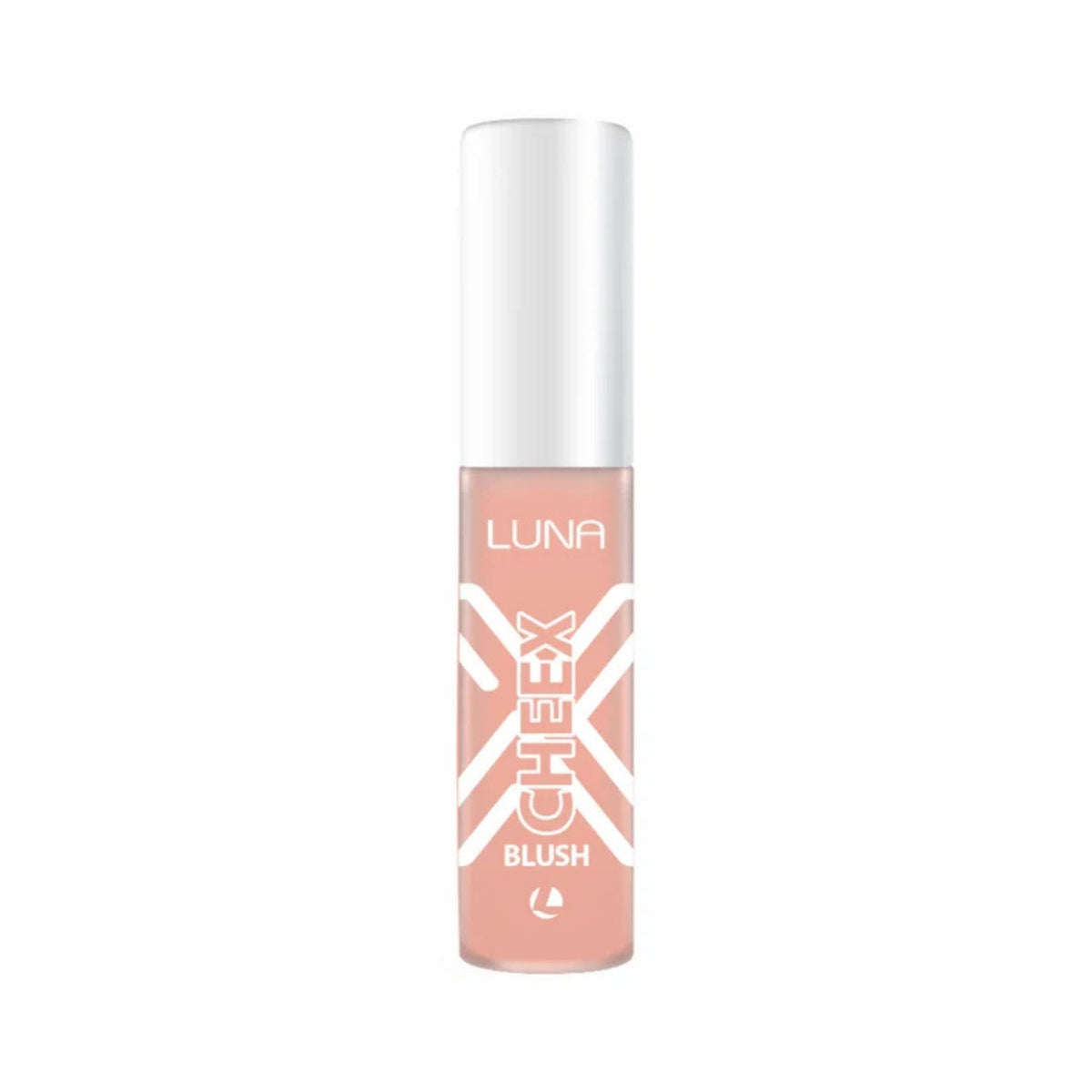 Refect Beauty Luna Cheex creamy blusher in a peach-toned shade with a white cap and sleek applicator tube.