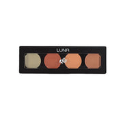 Refect Beauty LUNA Corrector Set featuring four cream color-correcting shades in a sleek black rectangular palette.