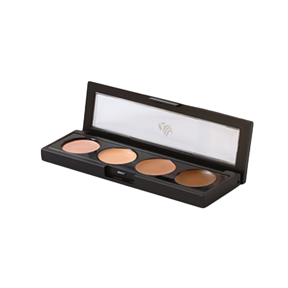 Refect Beauty LUNA contour palette featuring four blendable cream shades for highlighting and sculpting facial features