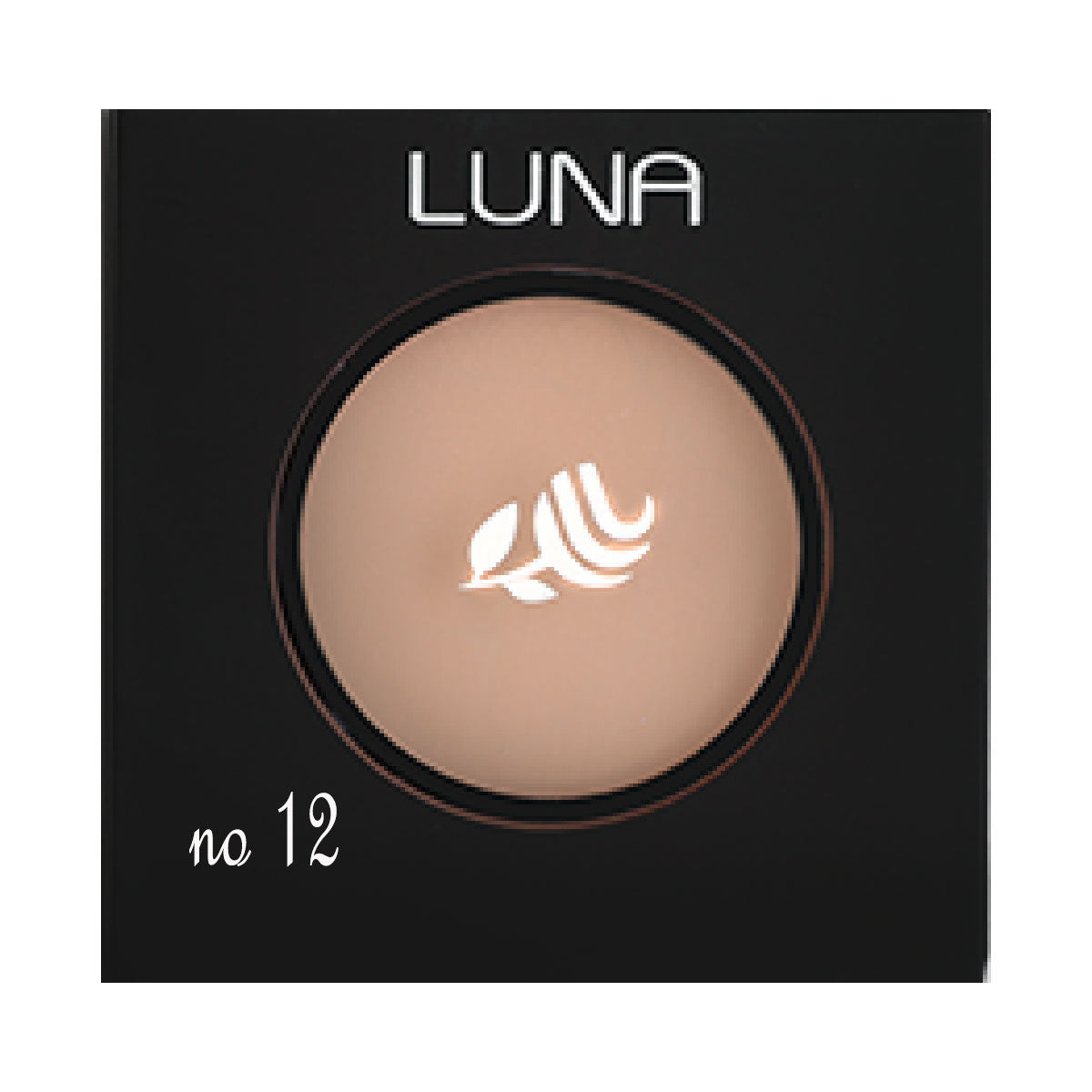 Refect Beauty Luna Creamy Concealer in shade no 12, a smooth blendable makeup product in a black compact case.