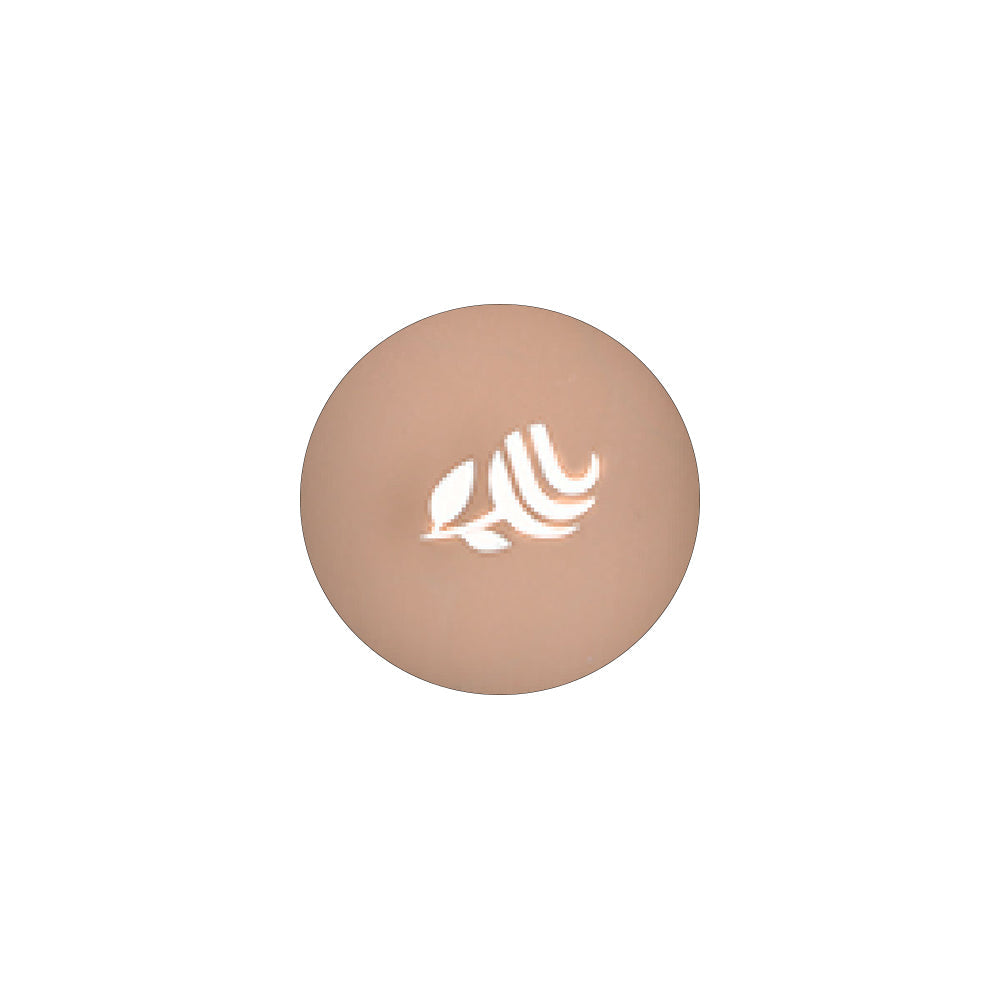 Refect Beauty Luna Concealer Creamy in a beige shade with a leaf logo embossed on the smooth product surface