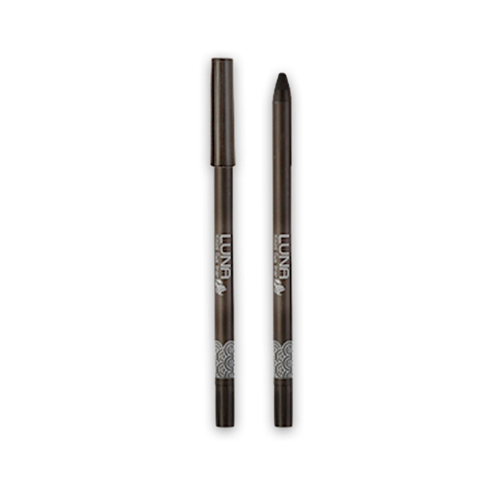Refect Beauty LUNA Kajal Eye Liner Pencil in black with a smooth, creamy texture for defined lash and waterlines.