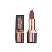 Refect Beauty LUNA nude lipstick in a rose gold and translucent black tube with a creamy matte finish