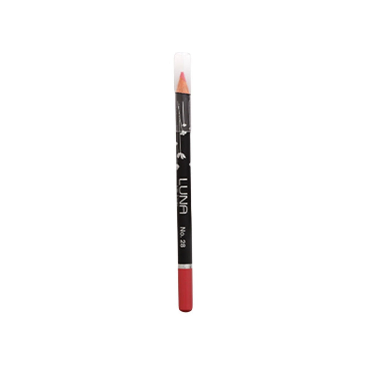Refect Beauty LUNA lip liner pencil in a vibrant pink shade with a protective cap for precise lip contouring