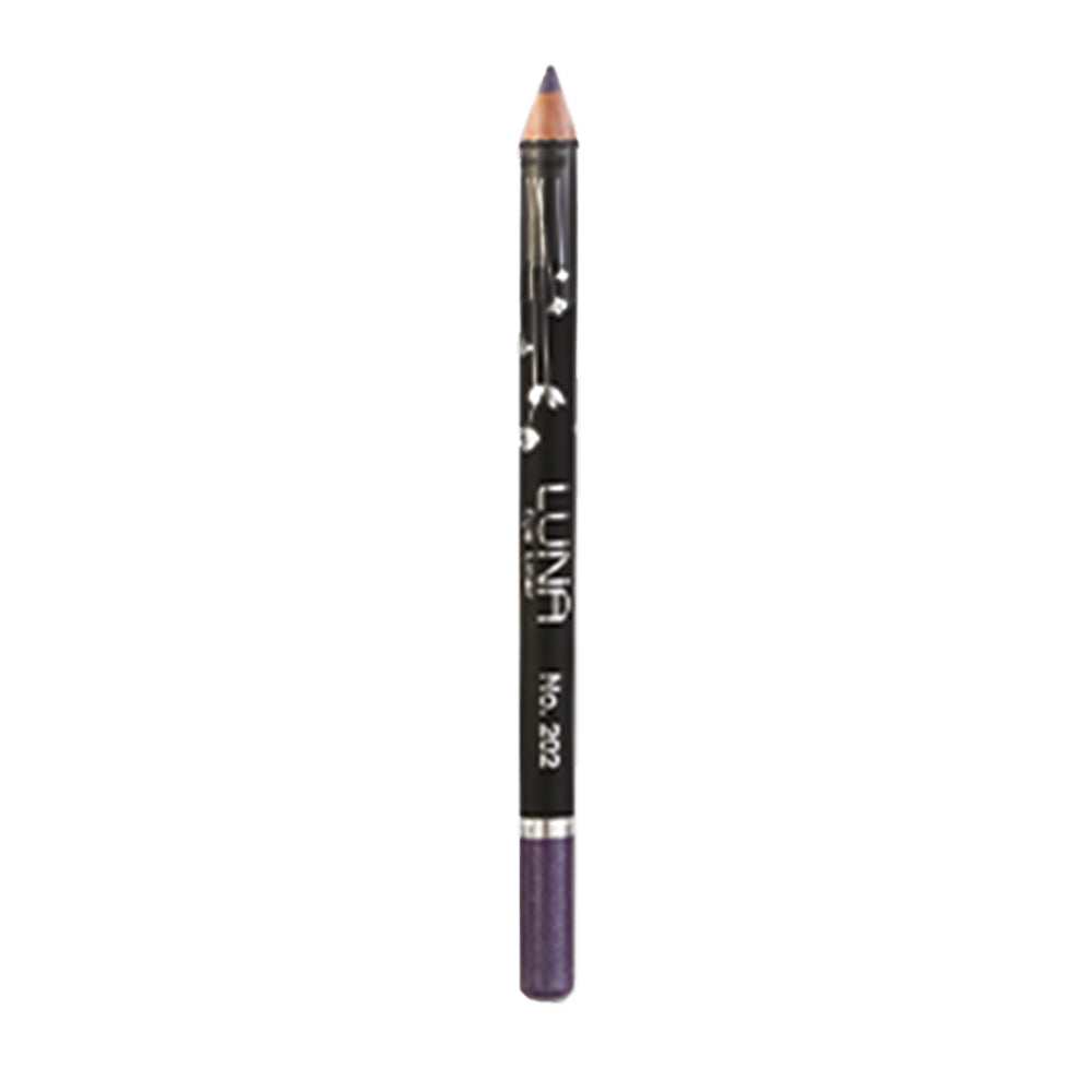 Refect Beauty LUNA eye liner pencil in deep purple with a smooth, long-lasting formula for precise eye definition.